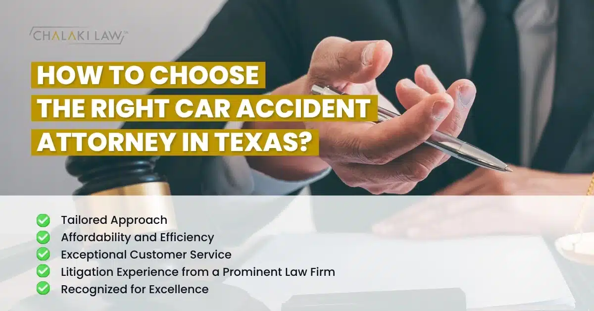 HOW TO CHOOSE THE RIGHT CAR ACCIDENT ATTORNEY IN TEXAS